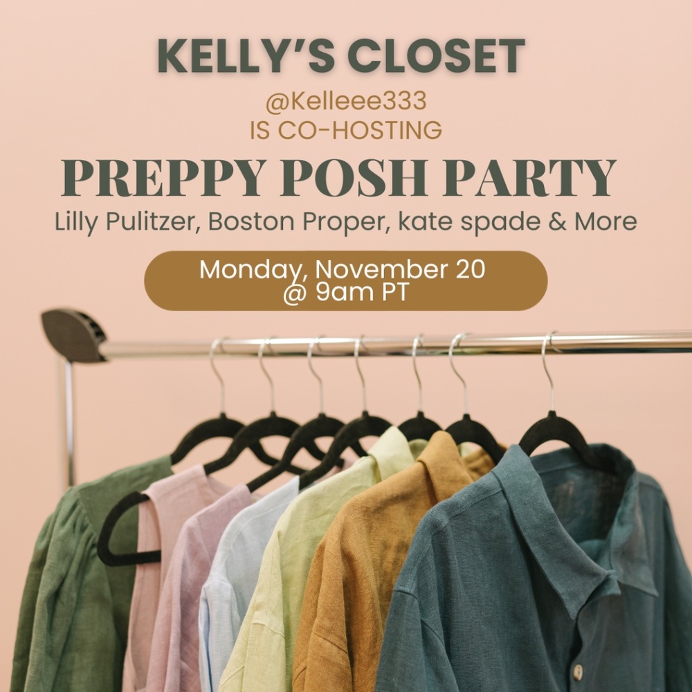 I'm Co-Hosting the Preppy Posh Party - November 20